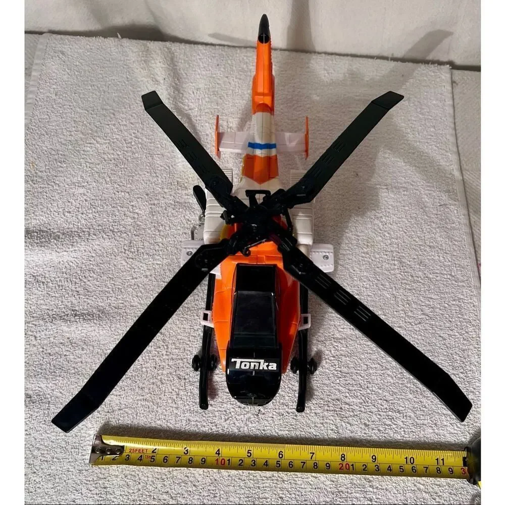 2014 Hasbro Tonka Coast Guard Search & Rescue Helicopter Sound & Lights Works